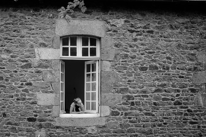The lone window ~ Dinan, Brittany ©Valérie Jardin